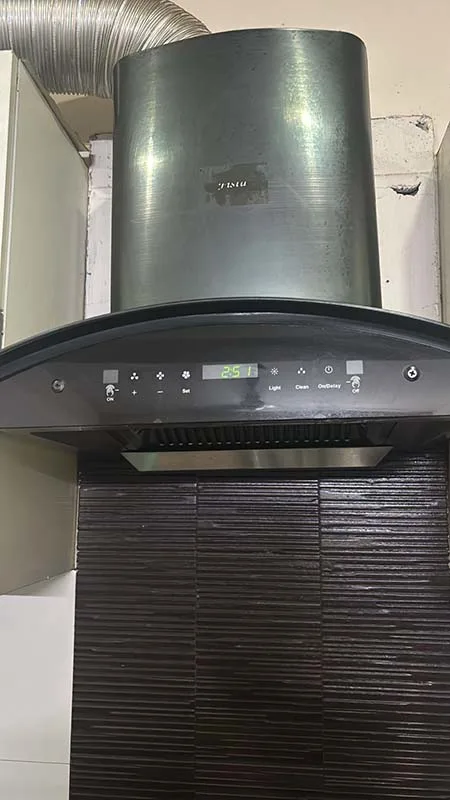 Customer review for kitchen chimney motor repair service in Delhi NCR