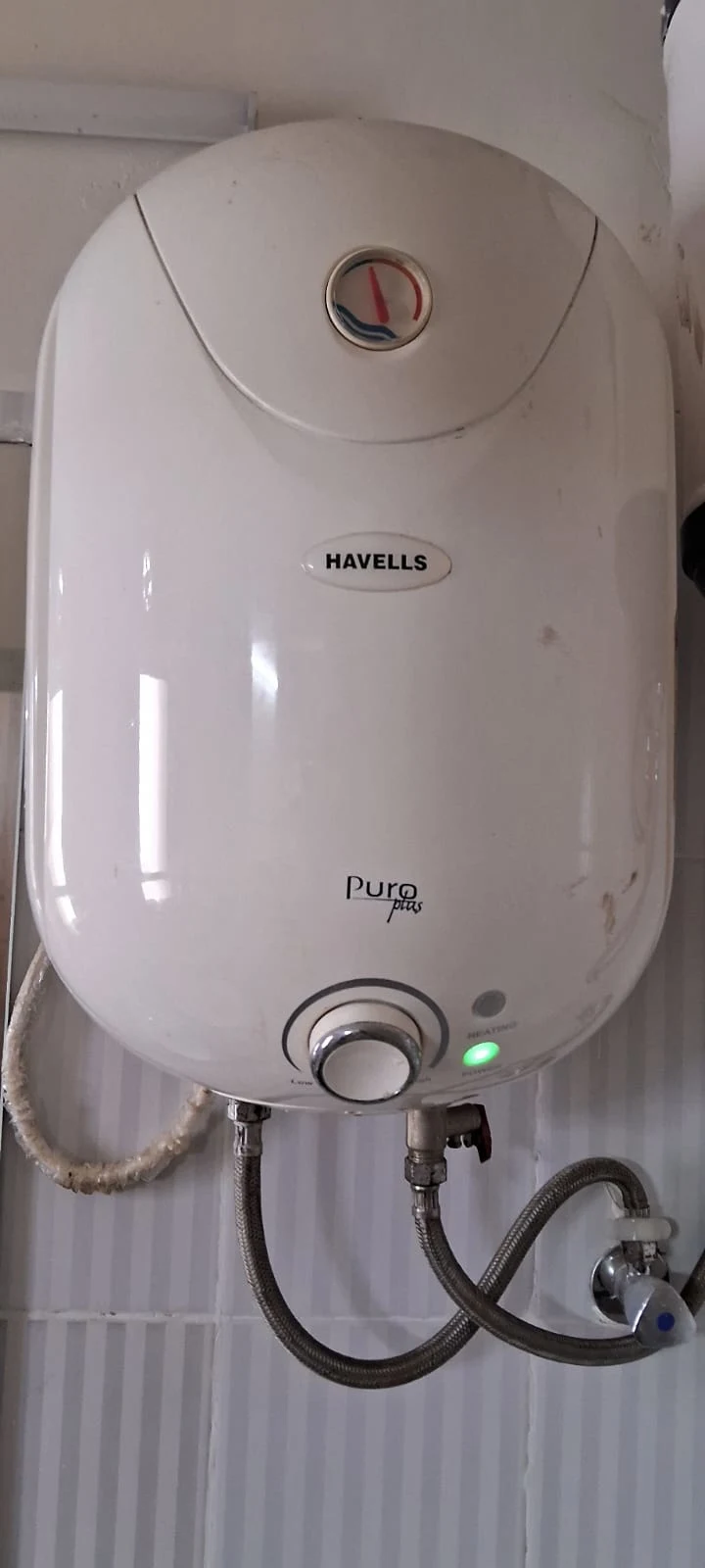 Customer review for geyser heating repair service